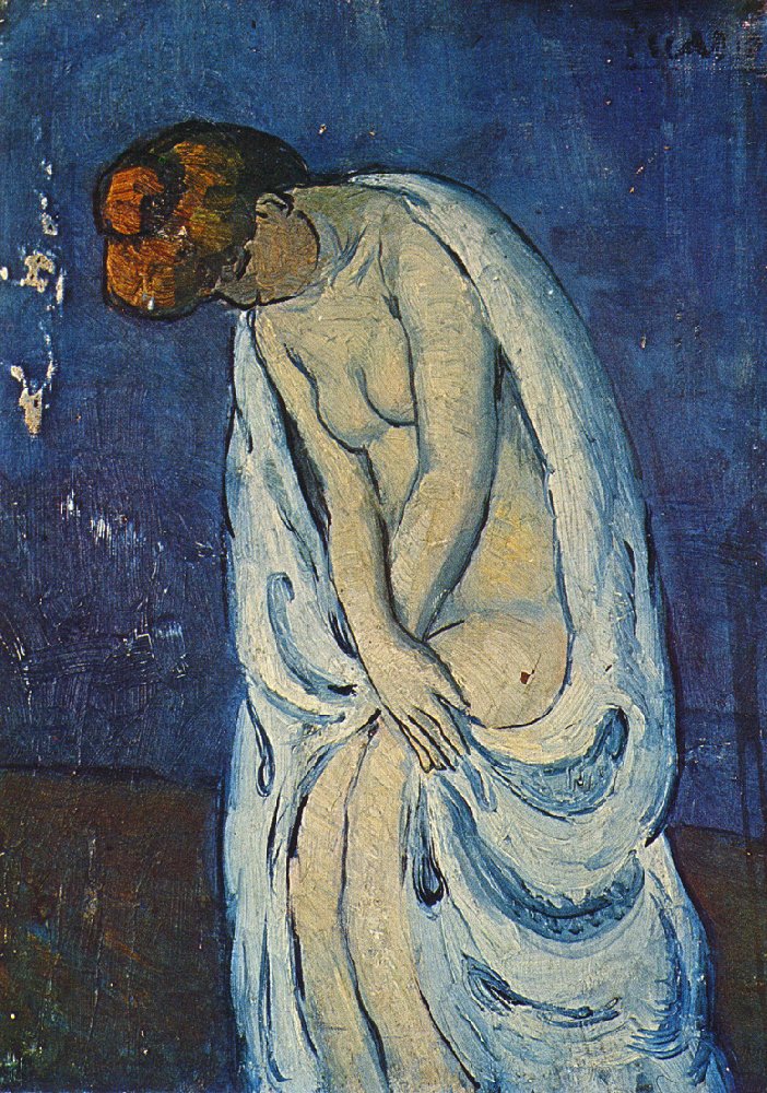 Picasso Woman leaving the bath 1901